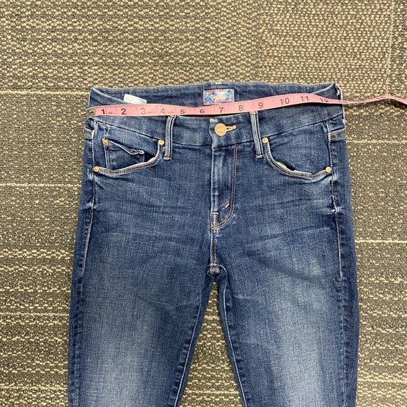 MOTHER Denim The Looker Ankle Fray Jeans Size 26 - Picture 11 of 12